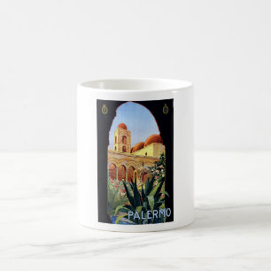 Caneca De Café Vintage Palermo Sicilia