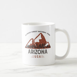 Caneca De Café Vintage Petrified Forest National Park Arizona Cof