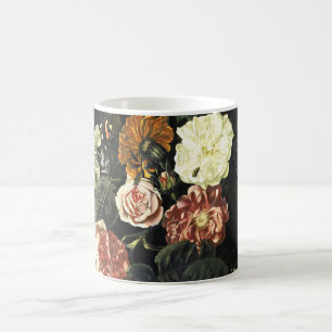 Caneca De Café Vintage pintando "A Vida Estática com Flores"