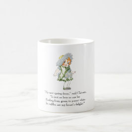 Caneca De Café Vintage Poem Chicória Rhyme Bonitinha