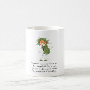 Caneca De Café Vintage Poem Irish Moss Seaweed Rhyme Funny Kid