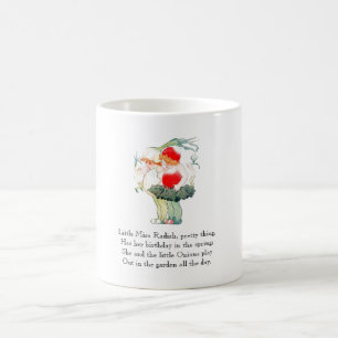Caneca De Café Vintage Poem Radish Onion Cute Kids Mug