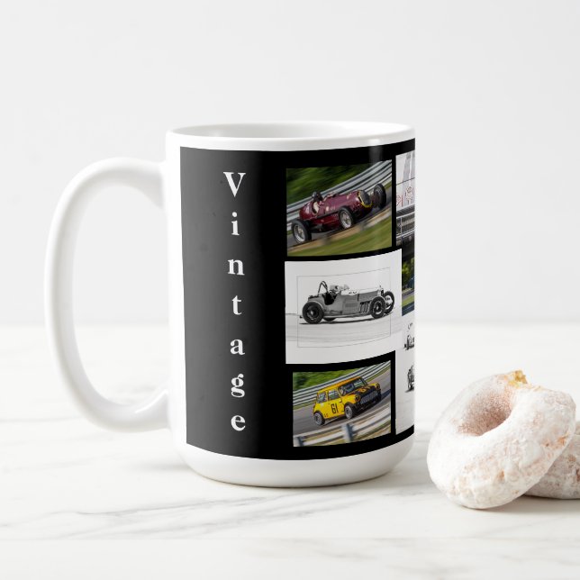 Caneca De Café Vintage Racing (Com Donut)