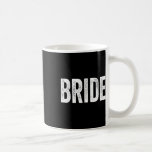 Caneca De Café Vintage Retro Bride Festa de solteira Bridal Matc<br><div class="desc">Vintage Retro Noiva Correspondência de Festas de solteira de Noiva</div>