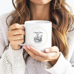 Caneca De Café Vintage retro fabrico artesanal padaria de Sourdou