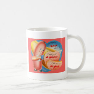 Caneca De Café Vintage Retro Fatiador de Cachorro Quente Baloney 