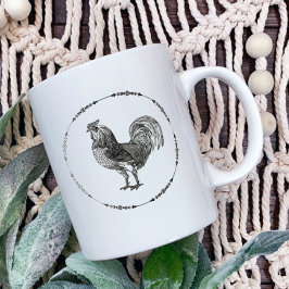 Caneca De Café Vintage Rooster