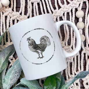 Caneca De Café Vintage Rooster