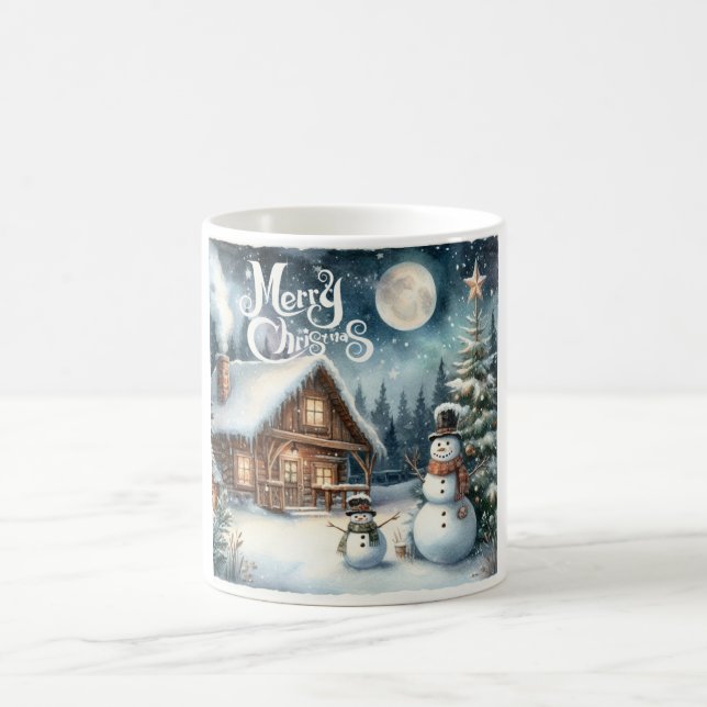 Caneca De Café Vintage/Rustic/Snowman/Natal (Centro)
