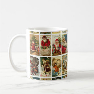 Caneca De Café Vintage Santa