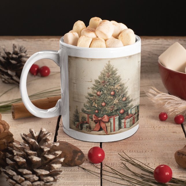 Caneca De Café Vintage Santa Clause Coffee Mug (Criador carregado)