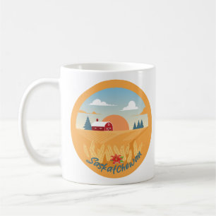 Caneca De Café Vintage Saskatchewan