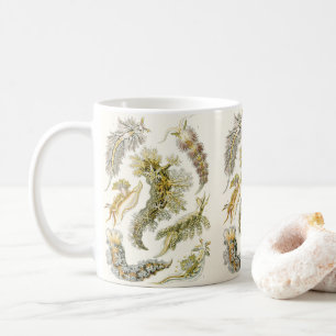 Caneca De Café Vintage Sea Slugs e Snails por Ernst Haeckel