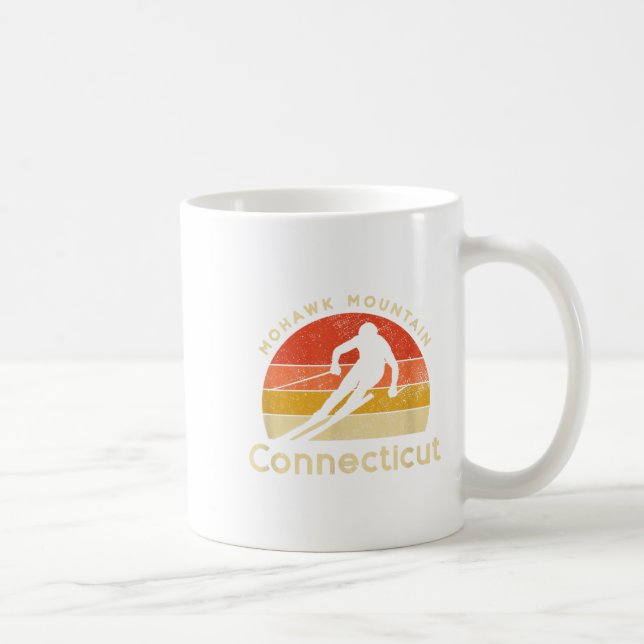 Caneca De Café Vintage Ski Mohawk Mountain Connecticut (Direita)