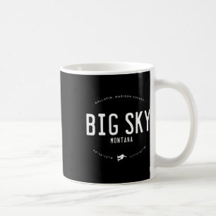 Caneca De Café Vintage Snowboa, Vintage em desgosto do Big Sky Mo
