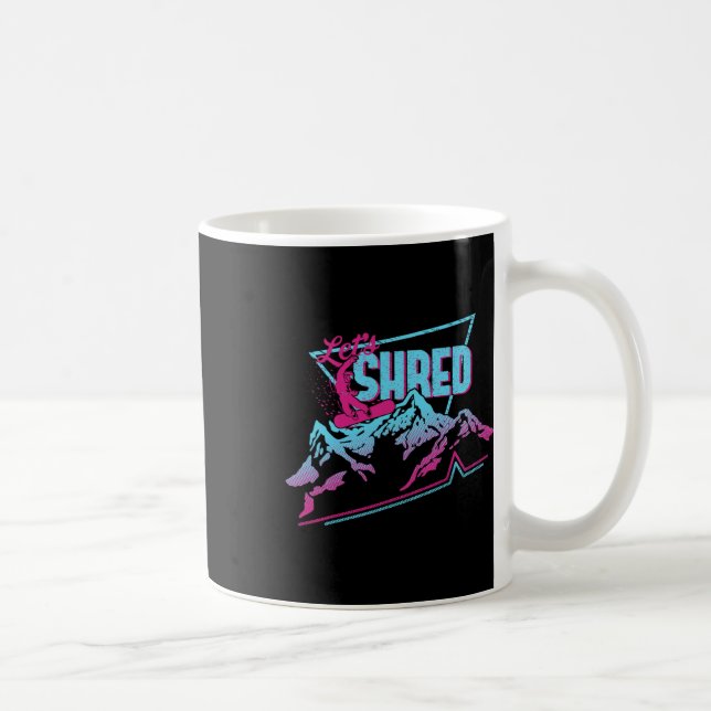 Caneca De Café Vintage Snowboard Clothing 80s 90s (Direita)