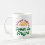 Caneca De Café Vintage Sobriety Christmas Mug<br><div class="desc">Celebrar o verdadeiro espírito do Natal com a nossa charmosa "Noite Silenciosa, Sober e Brilho" caneca de Natal. É a mistura perfeita de mágica de férias e a alegria da sobriedade. Assuma a paz e a tranquilidade da temporada com cada gole! Estas canecas fazem presentes animadores para os entes queridos...</div>