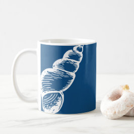 Caneca De Café Vintage Spiral Sea Shell Mug