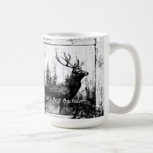 Caneca De Café Vintage Stag Deer World's Best Pai, Padre