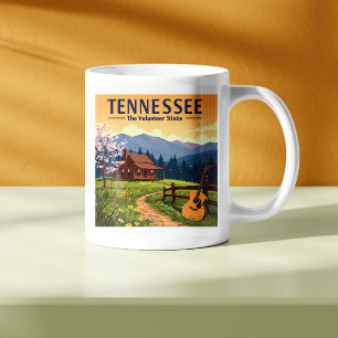 Caneca De Café Vintage Tennessee