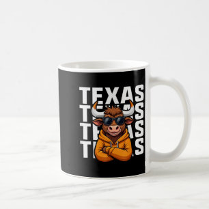 Caneca De Café Vintage Texas Graphic Click For Men Women Kids