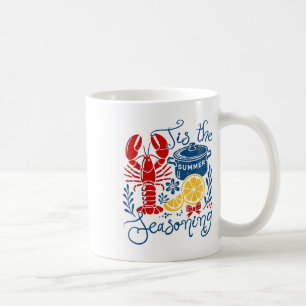 Caneca De Café Vintage Tis The Season Summer Vibes Engraçado