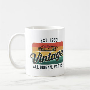 Caneca De Café Vintage todas as peças originais