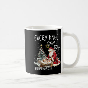 Caneca De Café Vintage Todo Joelho Se Dobrará Clausula Religiosa