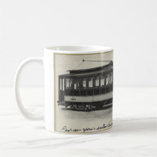 Caneca De Café Vintage Trolley Mug - Sip and Transport Back