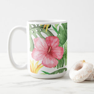 Caneca De Café Vintage Tropical