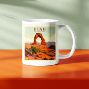Caneca De Café Vintage Utah
