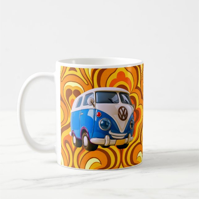 Caneca De Café Vintage VW Combi (Esquerda)