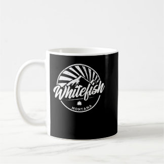 Caneca De Café Vintage Whitefish Montana Outdoor Graphic Sweatshi