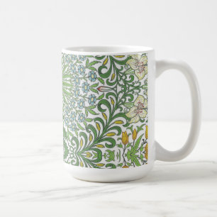 Caneca De Café Vintage William Morris Fllowers Padrão Floral