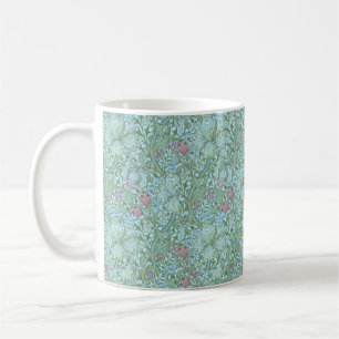 Caneca De Café Vintage William Morris Ouro Lily