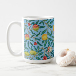 Caneca De Café Vintage William Morris 'Quatro padrões de Fruta