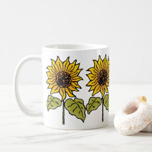 Caneca De Café Vintage Wizard of Oz Fairy Tale Sunflower in Bloom