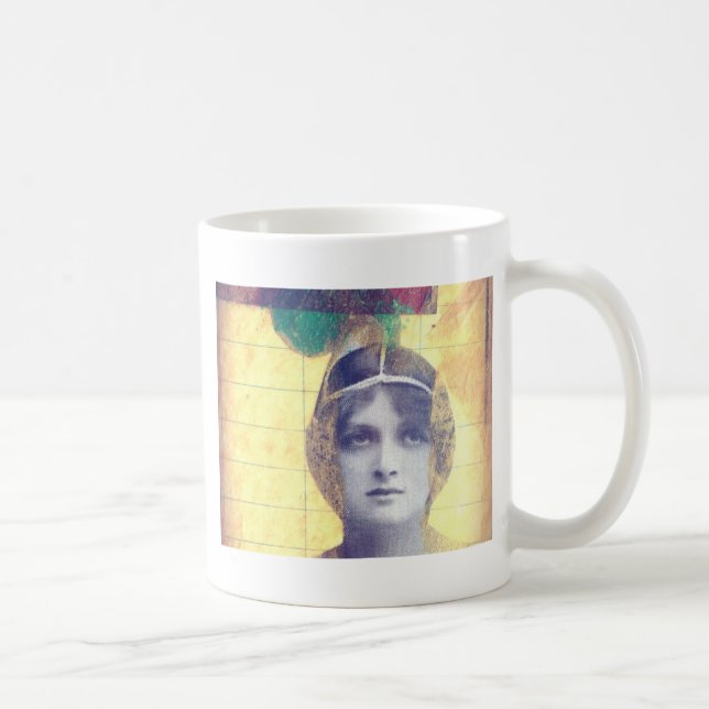 Caneca De Café Vintage Woman (Direita)