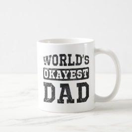 Caneca De Café Vintage World's Okayest Pai Classic Mug