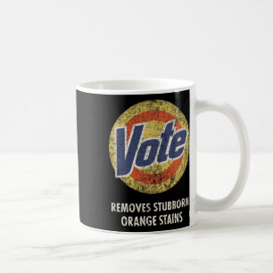Caneca De Café Vintagem de Diversão Detergente de Voto Anti-Trump
