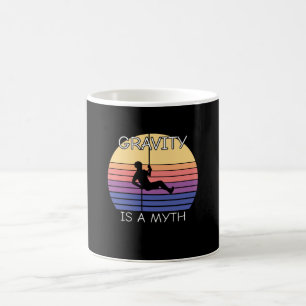 Caneca De Café Vintagem de Retro Escala de Pedras