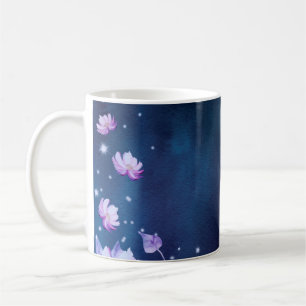 Caneca De Café Vintagem do papel floral