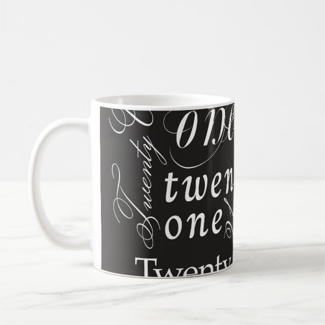 Caneca De Café Vinte Um (Esquerda)