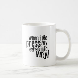 Caneca De Café Vinyl Quote Mug
