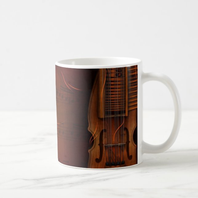 Caneca De Café Viola De Teclas (Nyckelharpa) (Direita)