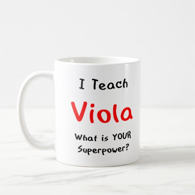 Caneca De Café viola teach (Esquerda)