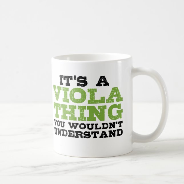 Caneca De Café Viola Thing (Direita)