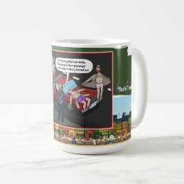 Caneca De Café Violação de Exibicionista | Humor Clássico de Jogo
