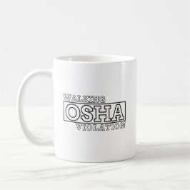 Caneca De Café Violação de Osha Andando