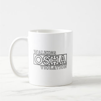 Caneca De Café Violação de Osha Andando
